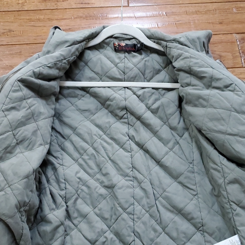 B by Burton green canvas military army parka - Picture 9 of 11